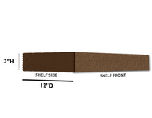 Load image into Gallery viewer, Floating Shelf 3"H x 12"D