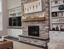 Load image into Gallery viewer, Barnwood Fireplace Mantel