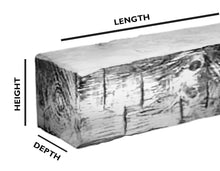 Load image into Gallery viewer, Barnwood Fireplace Mantel