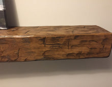 Load image into Gallery viewer, Barnwood Fireplace Mantel